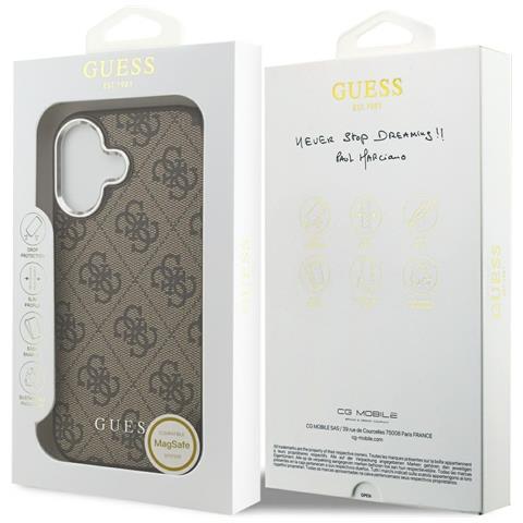 Custodia Per Iphone 17 Marrone Magsafe Guess - Foto 6