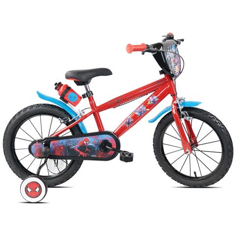 Spiderman 16'', Adatta A Bambini Tra I 5 E I 7 Anni, Per Altezza Tra 105 E 135 Cm, Con Borraccia E Scudo Frontale - Foto 1