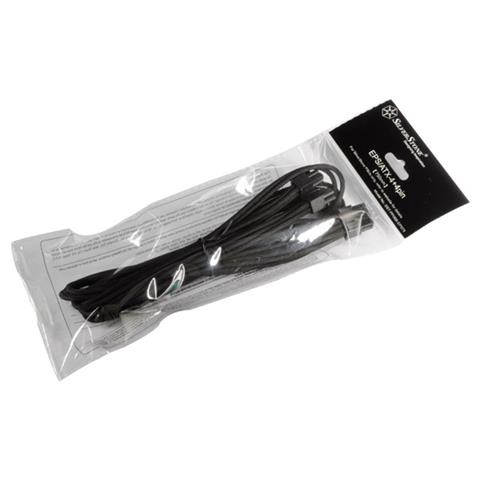 Cavo Modulare EPS-8pin to EPS / ATX-4+4pin 750mm Individualmente guainato - Colore nero - Foto 1