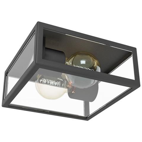 Luce Da Parete Esterna Alamonte 1 Nero 120 W - Foto 1