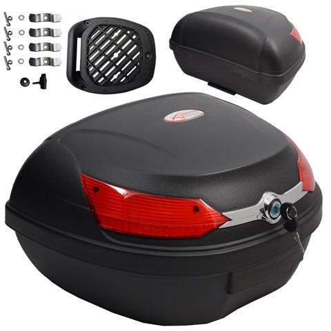 Bauletto Moto Scooter Baule Valigia Rigida Universale Nero - Foto 1