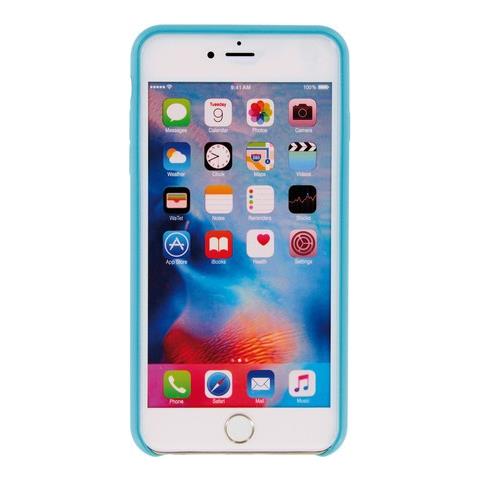 Skin, Cover In Similpelle - Apple Iphone 6 Plus / 6s Plus - Azzurro - Foto 3