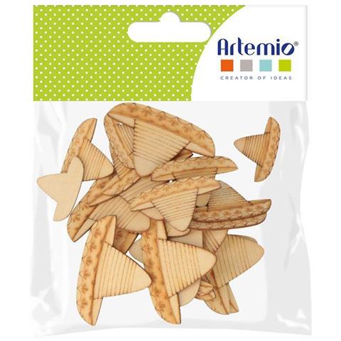 30 Mini Sagome Di Legno - Sombreros - Viva La Vida - Foto 3