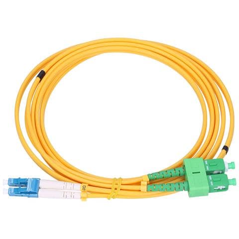 Patchcord SC /APC-LC /UPC Monomodale, Duplex, G652D, 3mm, 1m - Foto 1