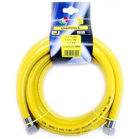 Tubo Flessibile Gas 1/2 Ff Inox Uniroll A Norma En 15266, Scegli Se 200cm - Foto 1