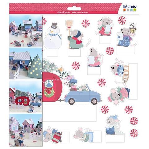 14 Fogli Modello Villaggio Mouse 3d - Foto 1