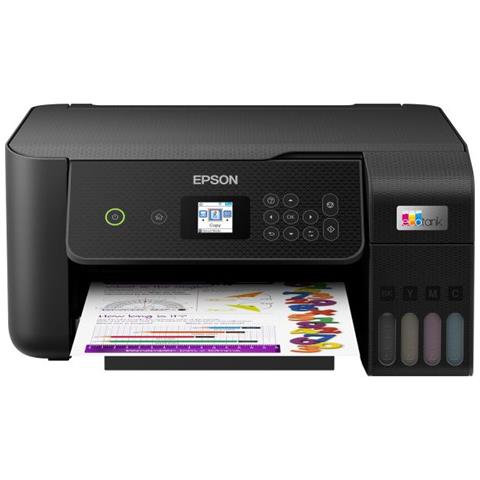 Stampante Multifunzione EcoTank ET-2821 Inkjet a Colori Stampa Copia Scansione A4 33 ppm (B / N) 15 ppm (a Colori) Wi-Fi / USB - Foto 1