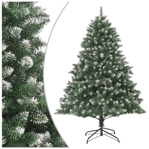 Albero Di Natale Artificiale Con Base 210 Cm Pvc - Foto 2