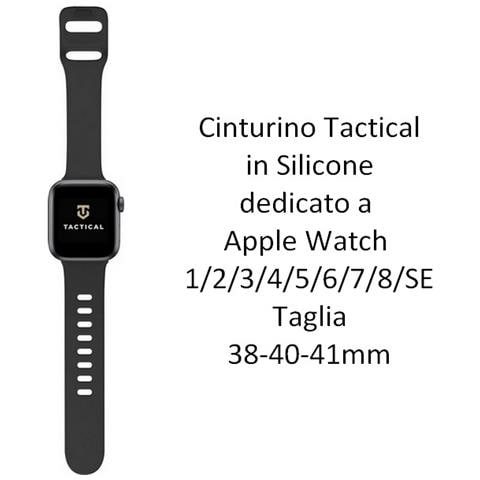 Cinturino 789 Originale Silicone Per Apple Watch 1-2-3-4-5-6-7-8-se 38 40 41mm Black - Foto 2