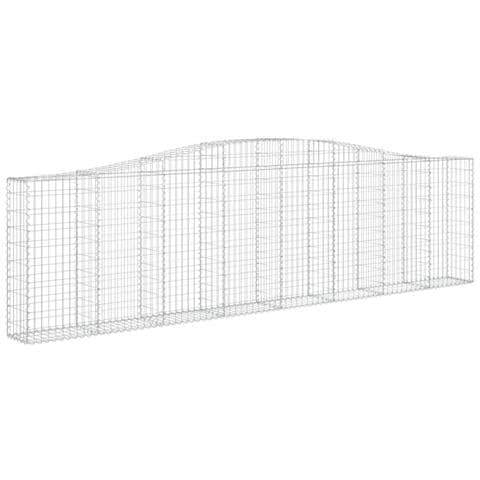 Cesto Gabbione ad Arco 400x30x100/120 cm Ferro Zincato - Foto 1