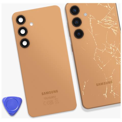 Vetro Posteriore Originale Galaxy S24 Plus, Rosa Champagne - Foto 2