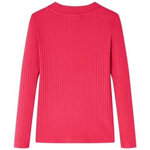 Maglietta Da Bambina A Maniche Lunghe Fucsia 92 - Foto 2