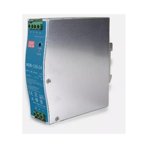 Alimentatore Switching 24V NDR-120-24 Uscite per Guida DIN - Foto 3