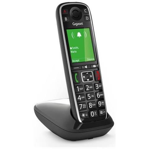 E720 Telefono Analogico /dect Identificatore Di Chiamata Nero - Foto 3