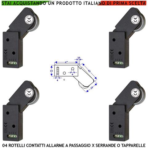 Allarme Per Tapparelle Rotello Marrone 4 Pezzi Protegge La Serranda Dallo Strappo E Dal Sollevamento Lo Switch Mosso D - Foto 1
