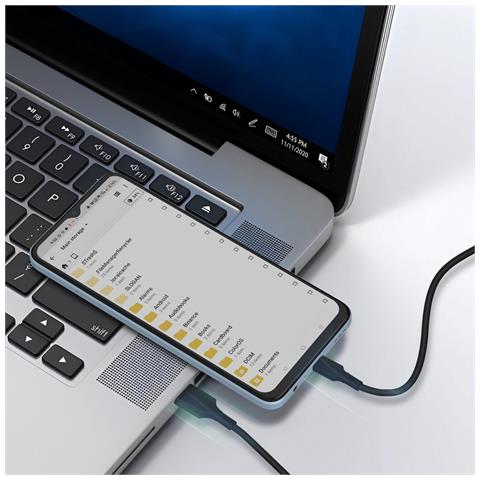 Cavo Di Ricarica E Sincronizzazione Da Usb A Micro-usb, Nero - Foto 5