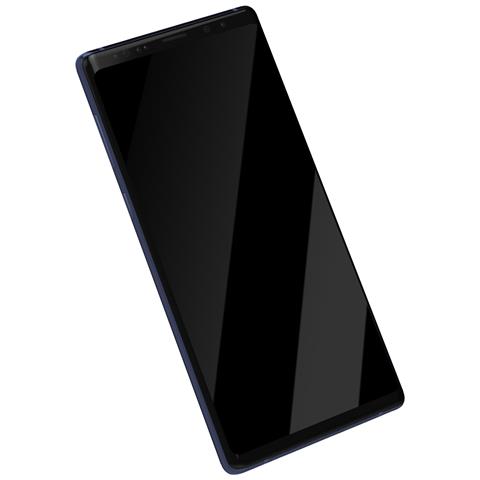 Schermo Lcd Completo Per Samsung Galaxy Note 9 Vetro Touch E Frame, Blu Scuro - Foto 4