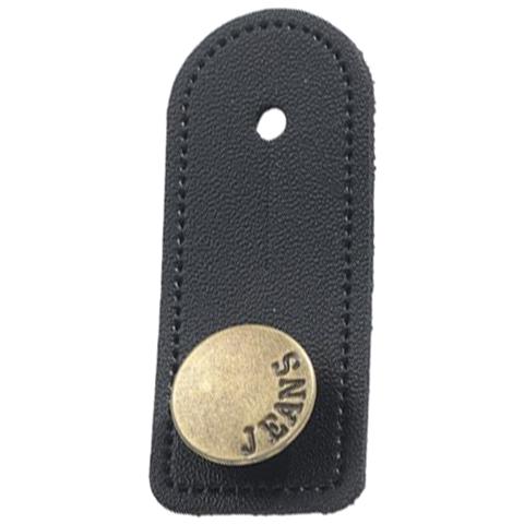 Estensione In Pelle Per La Vita Dei Pantaloni, Confezione Da 5 Black - Foto 1