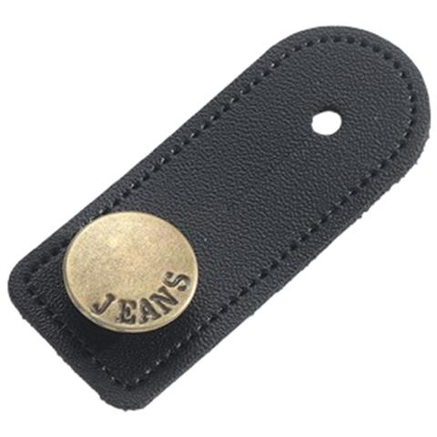 Estensione In Pelle Per La Vita Dei Pantaloni, Confezione Da 5 Black - Foto 2