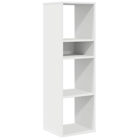 Libreria Bianca 34x31x112 Cm In Legno Multistrato - Foto 2