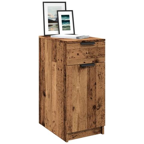 Scrivania Legno Antico 33x50x75 Cm In Truciolato - Foto 1