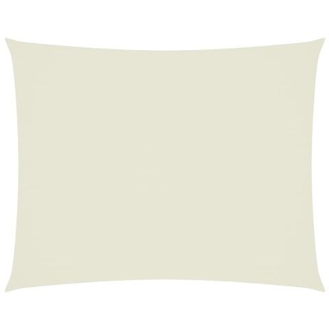 Parasole A Vela Oxford Rettangolare 6x8 M Crema - Foto 1