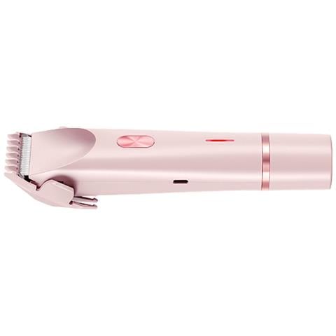 Epilatore Elettrico Doppia Testina Per Donna, Rifinitore Bikini, Ricaricabile Usb Pink - Foto 2