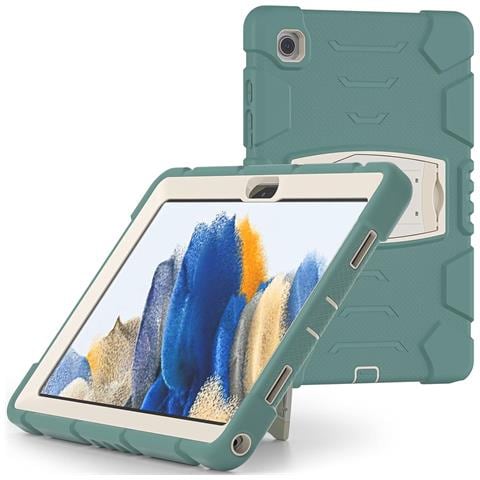 Custodia Per Samsung Tab A7 Lite 8.7"" Antiscivolo Con Supporto Verde - Foto 2