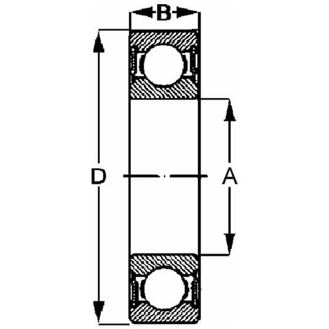 Cuscinetto Sfere 6203-2rs Adattabile Gaspardo Fb940 Confezione Da 10 Pezzi - Foto 2