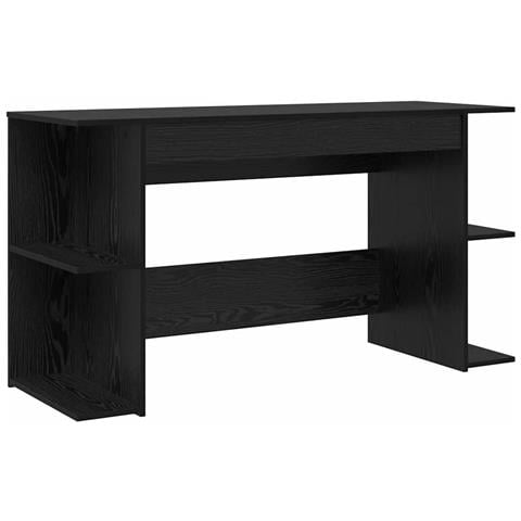 Scrivania Altro Rovere nero 140 x 50 x 75 cm Legno multistrato - Foto 1