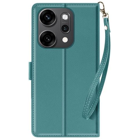 Custodia A Portafoglio Per Oppo Reno 14 / 14f / 14 Fs Con Cinturino Da Polso - Foto 1