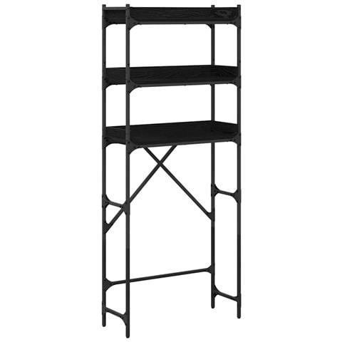 Mensola per lavatrice 67 x 25 x 163 cm Legno multistrato - Foto 1