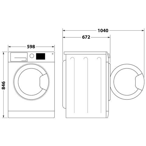 Ariston HPT 113D BS IT, Capacità 11kg, classe D, EasyIron, PetHair Removal | Profondità mobile 60cm - Foto 8
