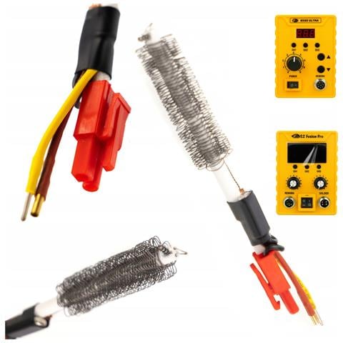 Riscaldatore Hot Air 700w - Elemento Riscaldante Ceramico | 100-500°c | Esd Safe | Compatibile Con 858d Ultra E S2 Fusion Pro - Foto 1