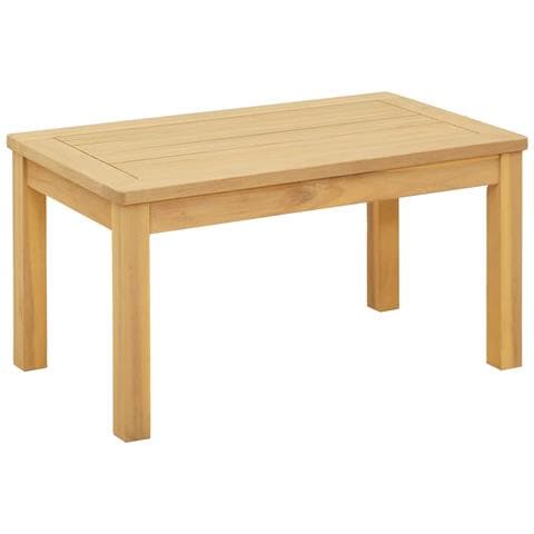 Tavolino da salotto Acacia chiaro 70 x 40 x 36 cm - Foto 1