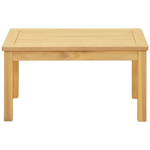 Tavolino da salotto Acacia chiaro 70 x 40 x 36 cm - Foto 2