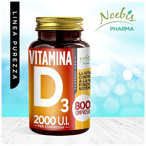 Vitamina D3 2000 UI 800 Compresse - Colecalciferolo 50 mcg - Ossa, Denti, Muscoli e Difese Immunitarie (Confezione quadrupla) - Foto 4