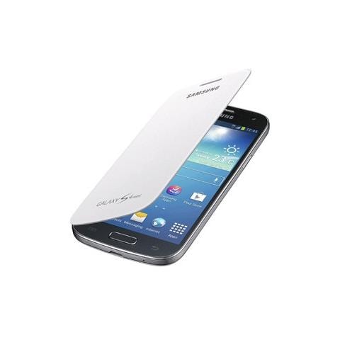 Flip Cover Custodia per Galaxy S4 mini - Bianco - Foto 1