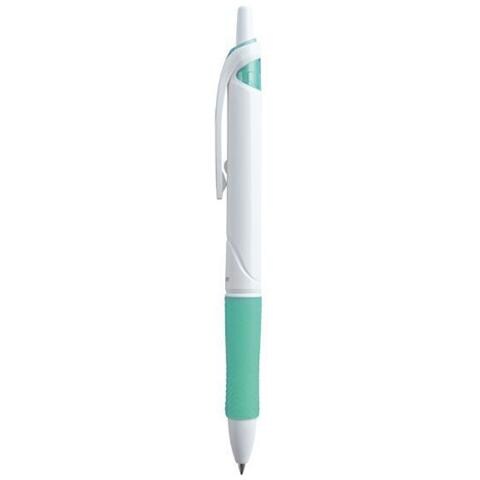 confezione da 10 pezzi - penna a sfera scatto acroball pure white begreen 1,0mm verde pilot - Foto 1