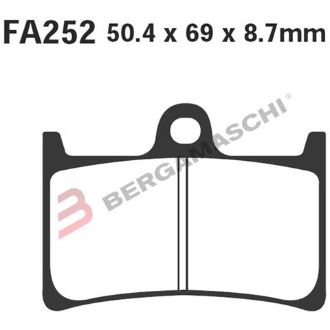 B1r R1825200 Pastiglie Hh Yamaha Yzf R6-r1fazer Ant. Fa252hh - Foto 1