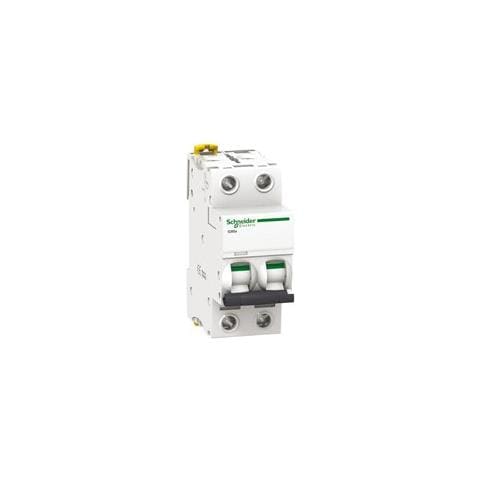 Interruttore Magnetotermico 2p 2a 6ka C 2 Moduli A9f74202 - Foto 1