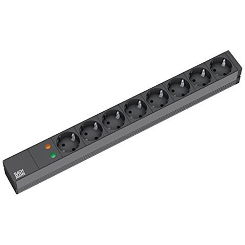 Bachmann 19''''-steckdosenleiste Üss, Alu, 8-fach, S - Foto 3