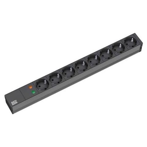Bachmann 19''''-steckdosenleiste Üss, Alu, 8-fach, S - Foto 1