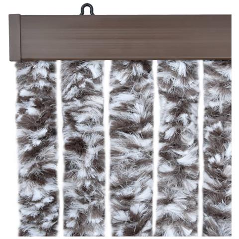 Zanzariera Marrone E Beige 56x185 Cm Ciniglia - Foto 2