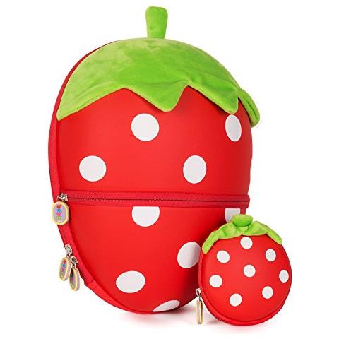 Boppi Tiny Trekker Portamonete Portachiavi Da Viaggio Piccolo Borsellino Da Viaggio Borsetta Portachiavi Con Zip - Fragola - Foto 2