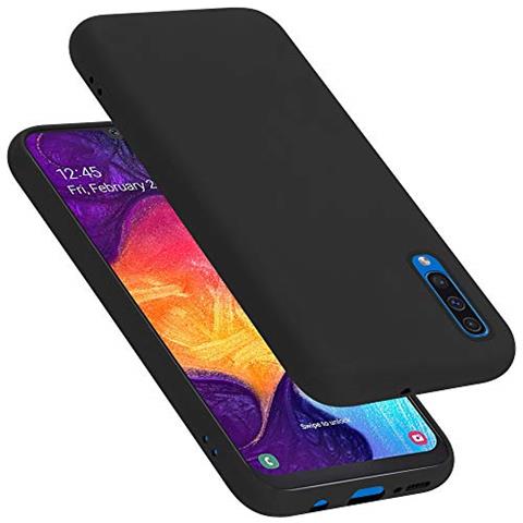 Custodia Compatibile Con Samsung Galaxy A50 / A50s / A30s In Liquid Nero - Coperchio Protettivo In Silicone Tpu Flessibile - Foto 1