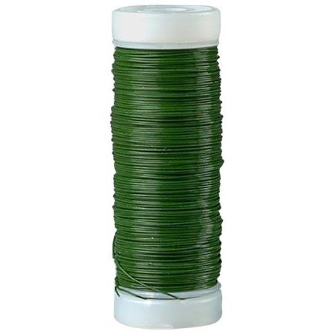 035 Millimetri 50 G Verde Fioristi Wire - Foto 1