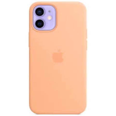 Silicone Case With Magsafe For Iphone 12 Mini Cantaloupe - Foto 1