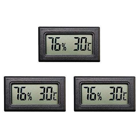A Cristalli Liquidi Digital Del Termometro Di Temperatura Tester Di Umidit Del Termometro Gauge Per Serra Auto Casa Ufficio (3pcs)  - Foto 1