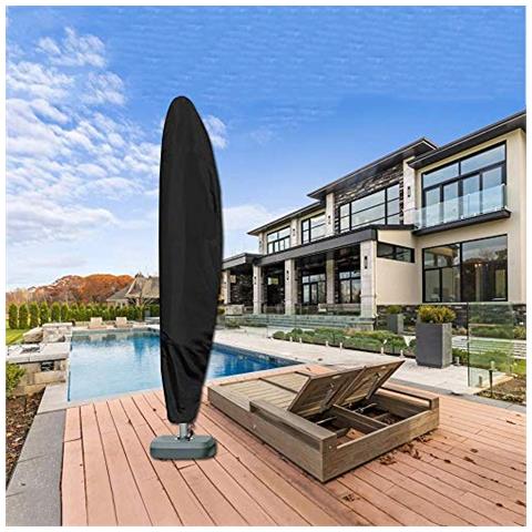 Copertura Dellombrello Parasol Cover For Sbalzo Parasol 3x4m Strappo Impermeabile Oxford Stoffa Resistente - Foto 4